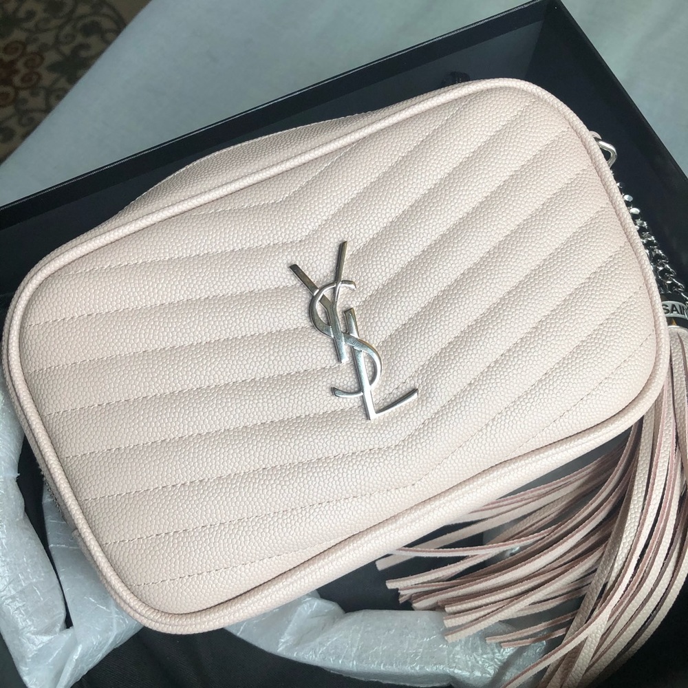 Saint Laurent Mini Lou Camera Bag Light Pink